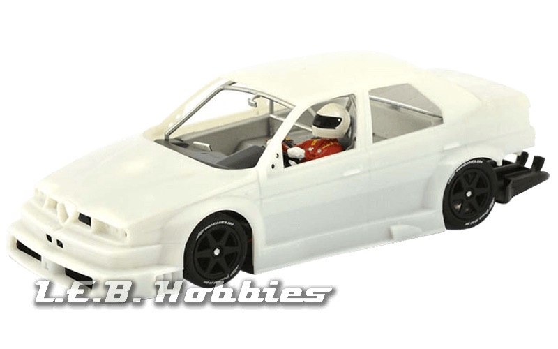 SICA35Z Slot.it Alfa Romeo 155 V6 TI Undecorated White Kit SICA35Z Slot.it Alfa Romeo 155 V6 TI Undecorated White Kit